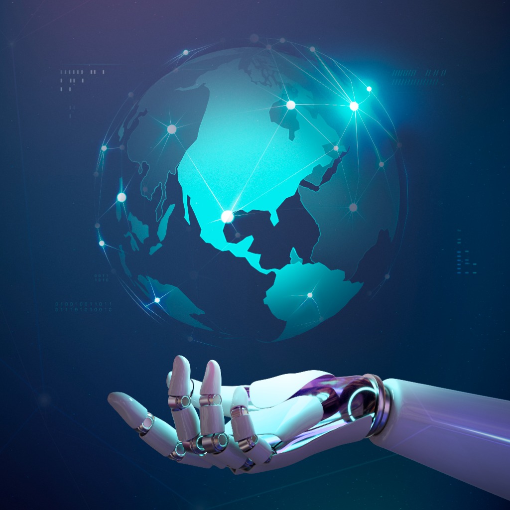 AI Solutions & Future Automation Globe
